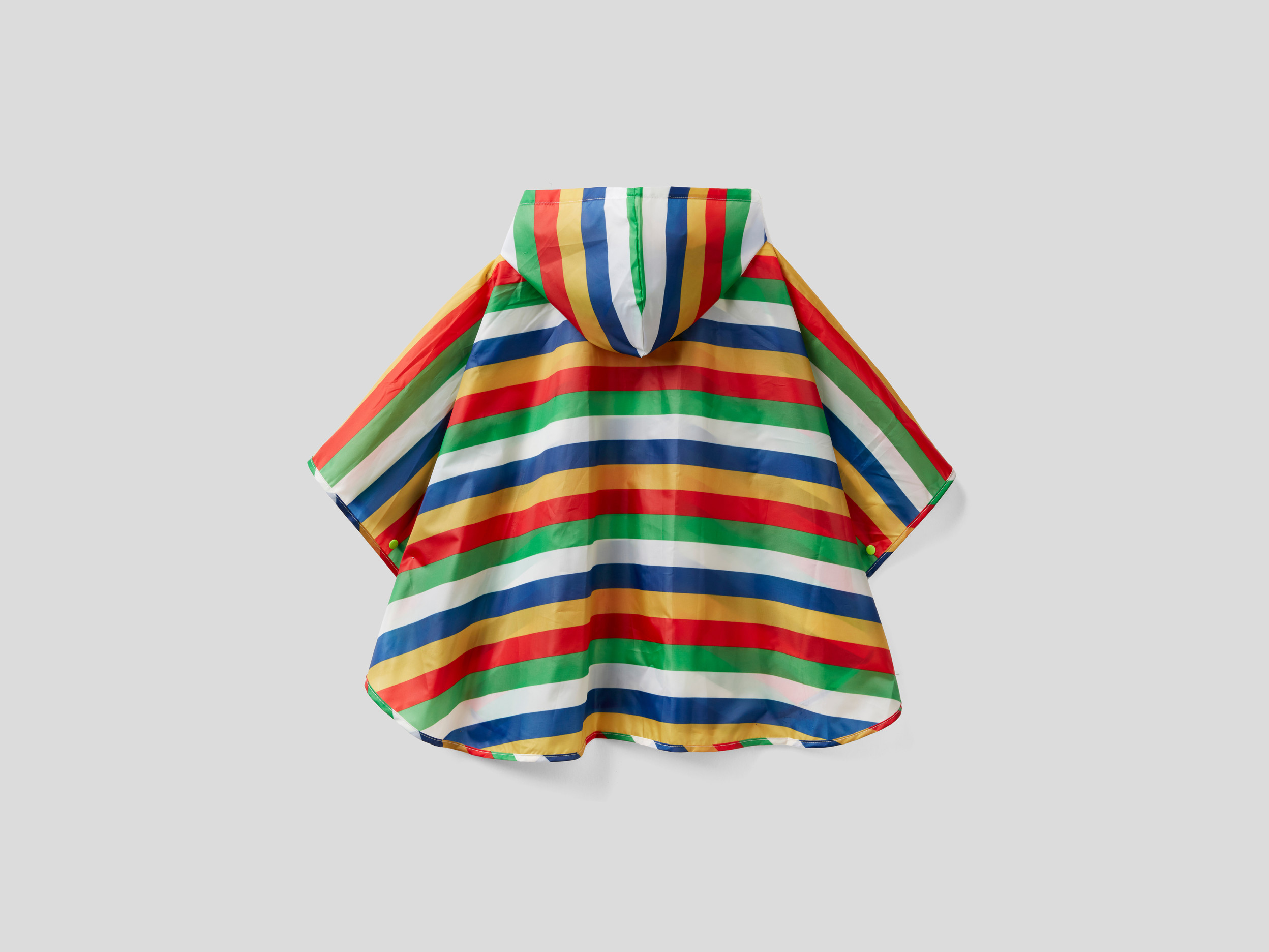 Benetton, Patterned Rain Cape, Taglia Os, Multi-Color, Kids