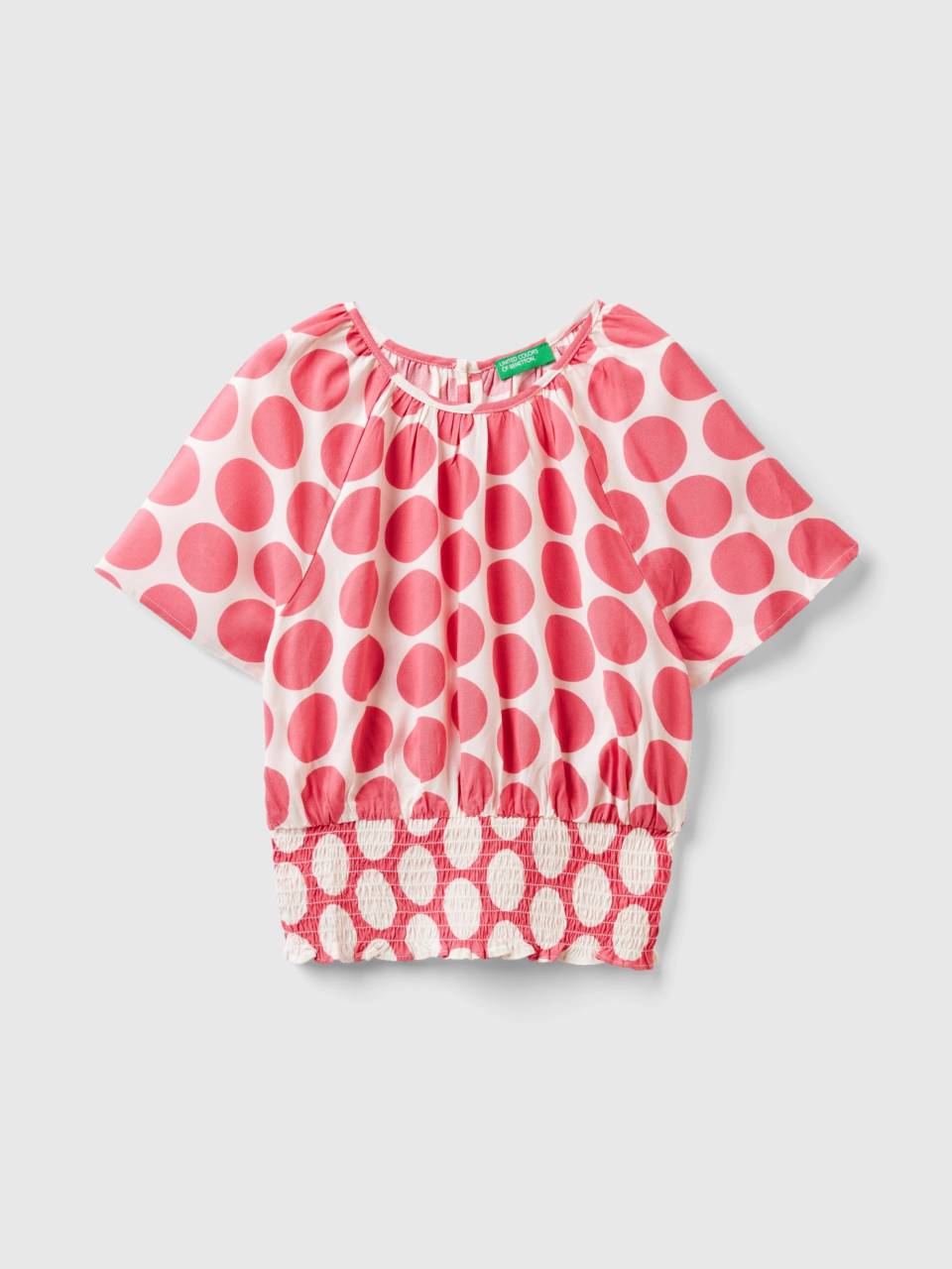 Flowy polka dot blouse Multi color Benetton